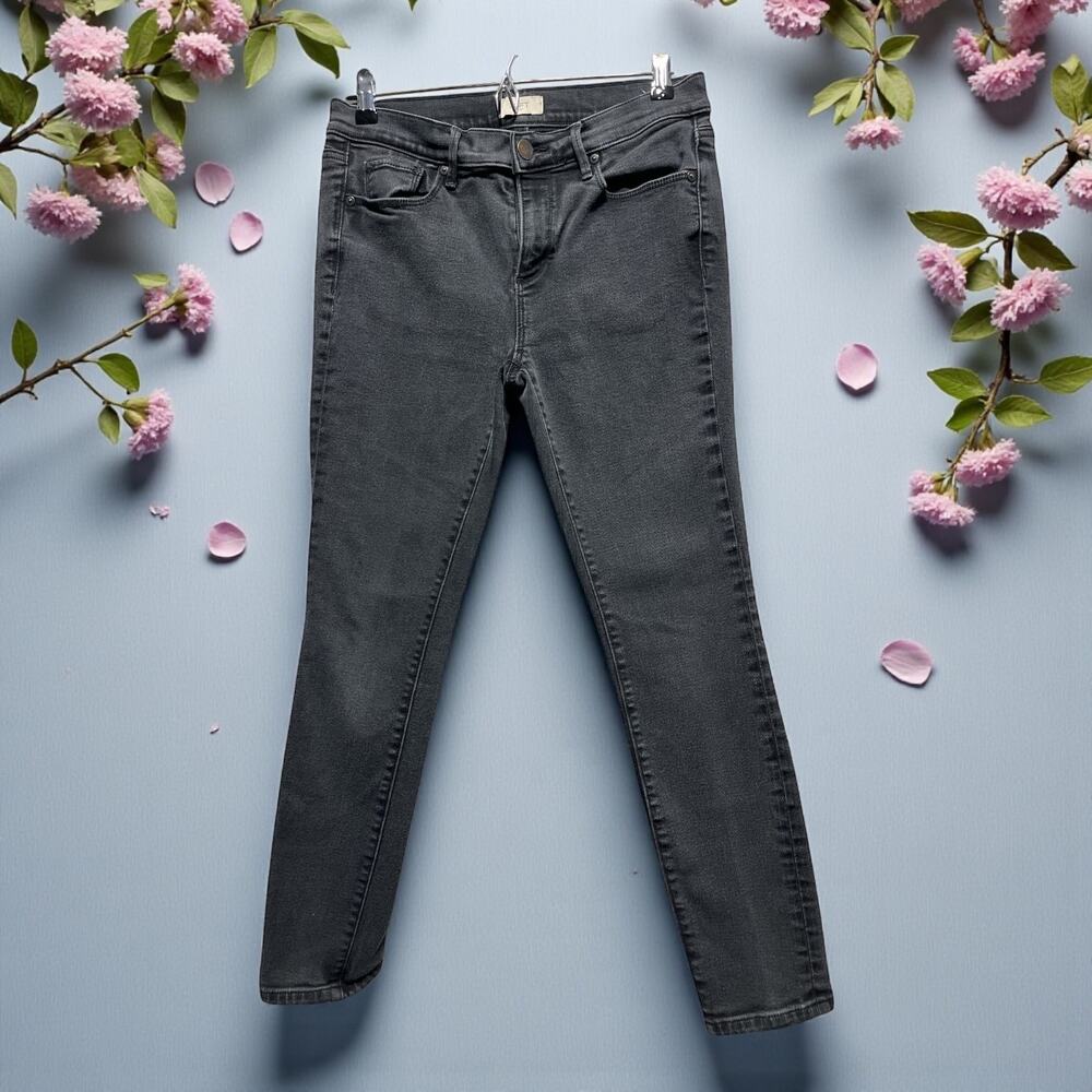 LOFT Outlet Women’s Modern Skinny Jeans Gray Black Wash Size 6 Mid Rise - Picture 2 of 10